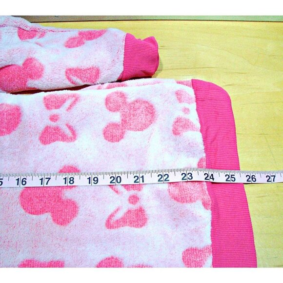 Disney Minnie Mouse Womens Fleece Pajama Pullover Top Sleepwear Pink Sz XXL - 2X - Picture 9 of 12